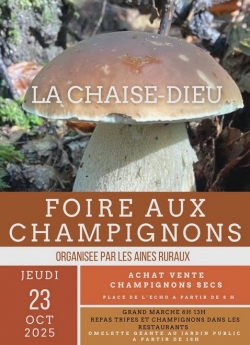 Foire aux Champignons - LA CHAISE DIEU (43)